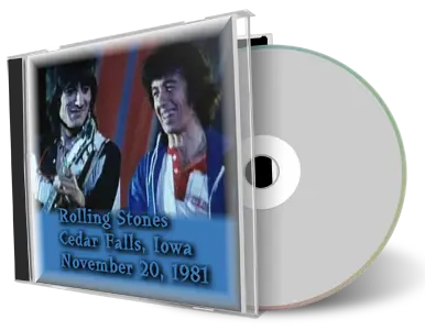 Artwork Cover of Rolling Stones 1981-11-20 CD Cedar Falls Soundboard