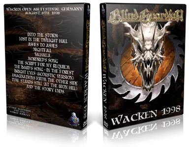 Artwork Cover of Blind Guardian 1998-08-08 DVD Wacken Audience