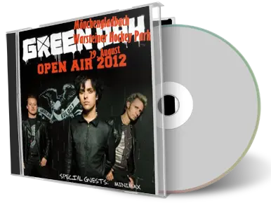 Artwork Cover of Green Day 2012-08-29 CD Monchengladbac Audience