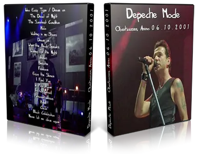 Artwork Cover of Depeche Mode 2001-10-16 DVD Oberhausen Audience