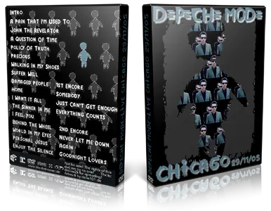 Artwork Cover of Depeche Mode 2005-11-29 DVD Chicago Audience