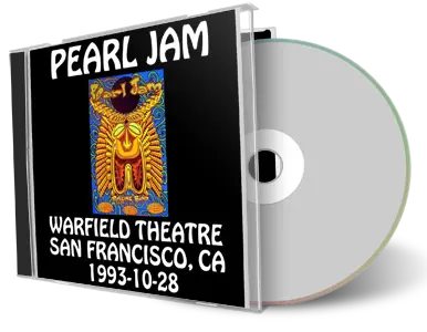 Artwork Cover of Pearl Jam 1993-10-28 CD San Francisco Audience