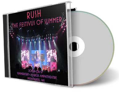 Artwork Cover of Rush 2008-06-27 CD Milwaukee Audience