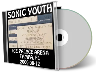 Artwork Cover of Sonic Youth 2000-08-12 CD Tampa Audience