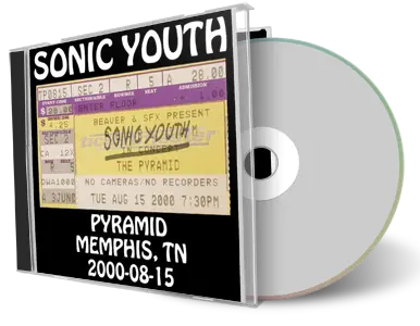 Artwork Cover of Sonic Youth 2000-08-15 CD Memphis Audience