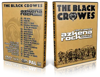 Artwork Cover of Black Crowes 2009-05-15 DVD Vitoria Proshot