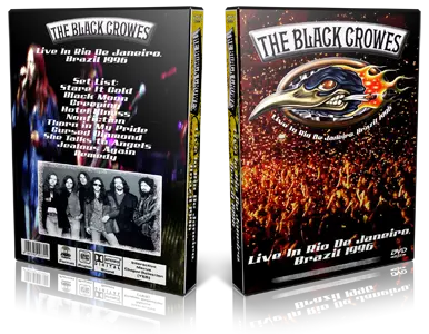 Artwork Cover of Black Crowes Compilation DVD Rio de Janeiro 1996 Proshot