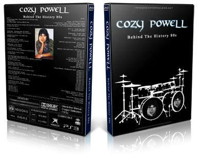 Artwork Cover of Cozy Powell Compilation DVD Behind The History 80s Proshot