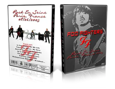 Artwork Cover of Foo Fighters 2005-08-26 DVD Paris Proshot