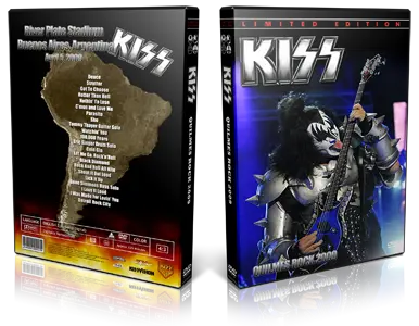 Artwork Cover of KISS 2009-04-05 DVD Buenos Aires Proshot