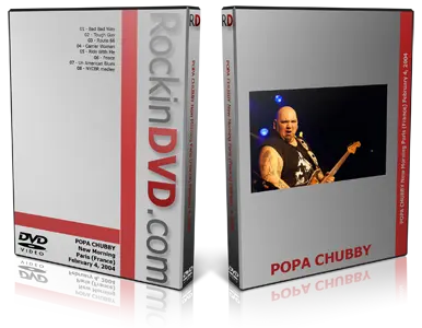 Artwork Cover of Popa Chubby 2004-02-04 DVD Paris Proshot