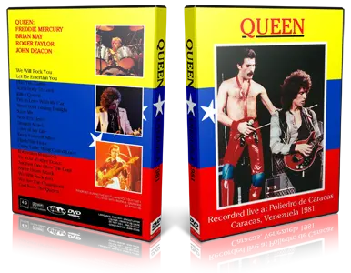 Artwork Cover of Queen 1981-09-27 DVD Caracas Proshot