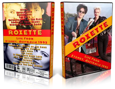 Artwork Cover of Roxette Compilation DVD Sydney 1992 Proshot