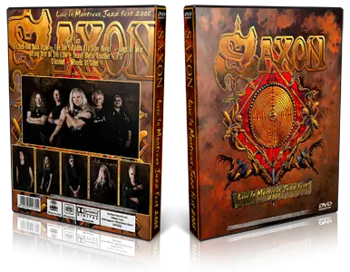 Artwork Cover of Saxon 2008-07-14 DVD Montreux Jazz Festival Proshot