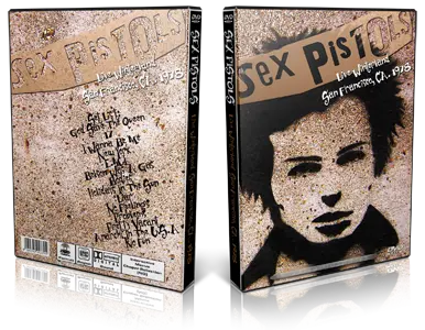 Artwork Cover of Sex Pistols Compilation DVD San Francisco 1978 Proshot