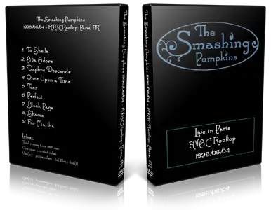 Artwork Cover of Smashing Pumpkins 1998-06-04 DVD Paris Proshot