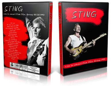 Artwork Cover of Sting 1993-08-28 DVD Olso Proshot