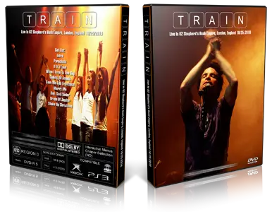 Artwork Cover of Train 2010-10-25 DVD London Proshot