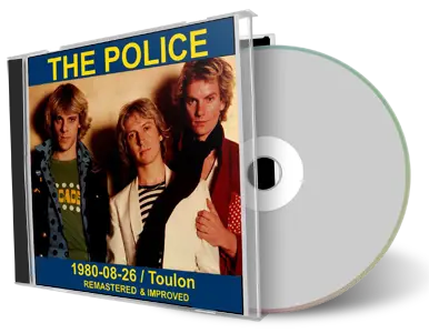 Artwork Cover of The Police 1980-08-26 CD Toulon Audience