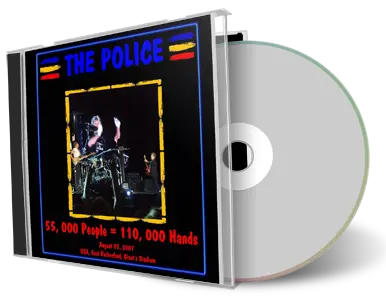 Artwork Cover of The Police 2007-08-05 CD East Rutherford Audience