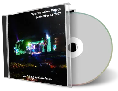 Artwork Cover of The Police 2007-09-22 CD Munich Audience