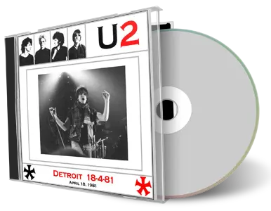 Artwork Cover of U2 1981-04-18 CD Detroit Audience