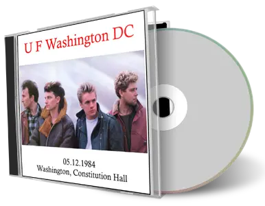 Artwork Cover of U2 1984-12-05 CD Washington Audience