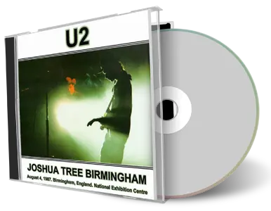 Artwork Cover of U2 1987-08-04 CD Birmingham Audience