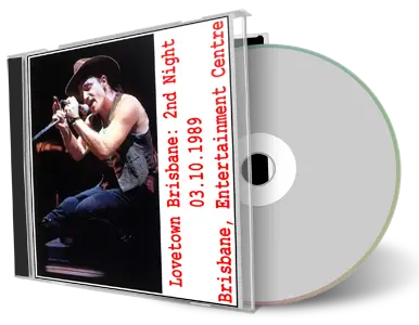 Artwork Cover of U2 1989-10-03 CD Brisbane Audience