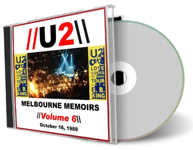 Artwork Cover of U2 1989-10-16 CD Melbourne Audience