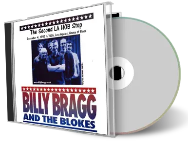 Artwork Cover of Billy Bragg 1998-12-04 CD Los Angeles Audience