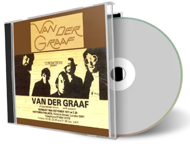 Artwork Cover of Van der Graaf Generator 1977-10-16 CD London Audience