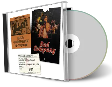 Artwork Cover of Bad Company 1974-12-18 CD London Audience