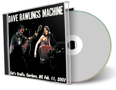 Artwork Cover of Dave Rawlings Machine 2007-02-11 CD Carrboro Soundboard