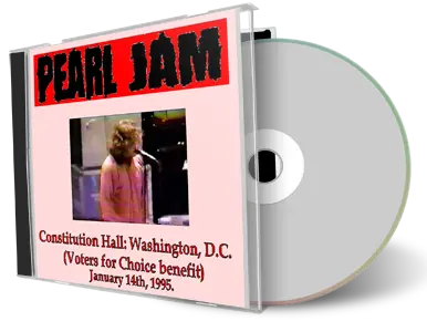 Artwork Cover of Pearl Jam 1995-01-14 CD Washington Audience