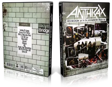 Artwork Cover of Anthrax 1987-11-16 DVD London Proshot