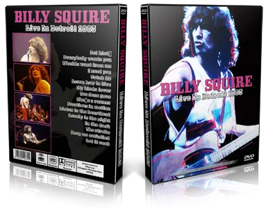 Artwork Cover of Billy Squier 1983-03-28 DVD Detroit Proshot