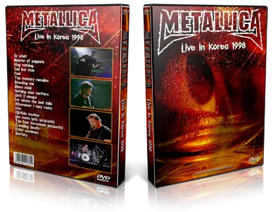 Artwork Cover of Metallica Compilation DVD South Korea 1998 Proshot