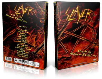 Artwork Cover of Slayer Compilation DVD Montreux Fest 2002 Proshot