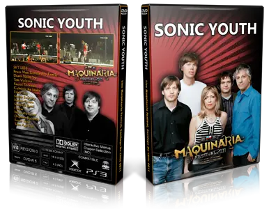 Artwork Cover of Sonic Youth Compilation DVD Santiago 2011 Proshot