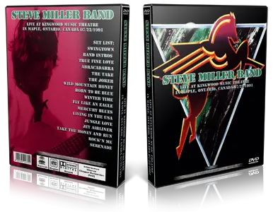 Artwork Cover of Steve Miller 1991-07-22 DVD Maple Proshot