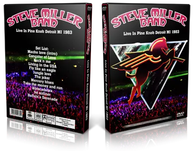 Artwork Cover of Steve Miller Compilation DVD Detroit 1983 Proshot