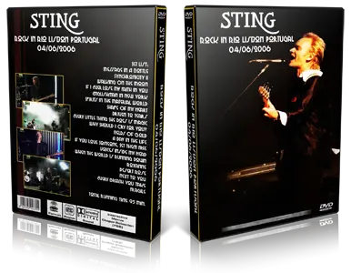 Artwork Cover of Sting 2006-04-06 DVD Lisbon Proshot