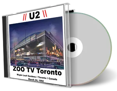 Artwork Cover of U2 1992-03-24 CD Toronto Audience