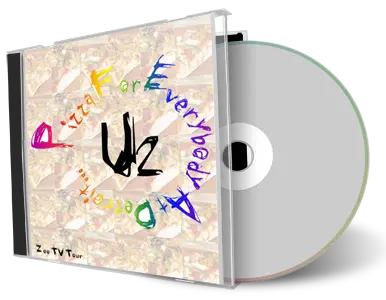 Artwork Cover of U2 1992-03-27 CD Detroit Audience