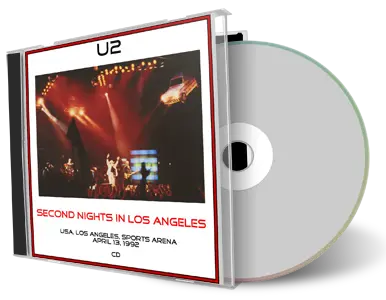 Artwork Cover of U2 1992-04-13 CD Los Angeles Audience