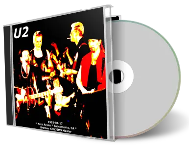 Artwork Cover of U2 1992-04-17 CD Sacramento Audience