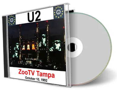 Artwork Cover of U2 1992-10-10 CD Tampa Audience