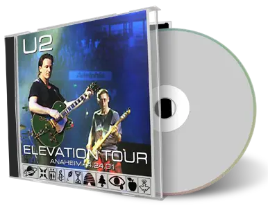 Artwork Cover of U2 2001-04-24 CD Anaheim Audience