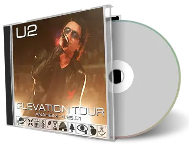 Artwork Cover of U2 2001-04-26 CD Anaheim Audience